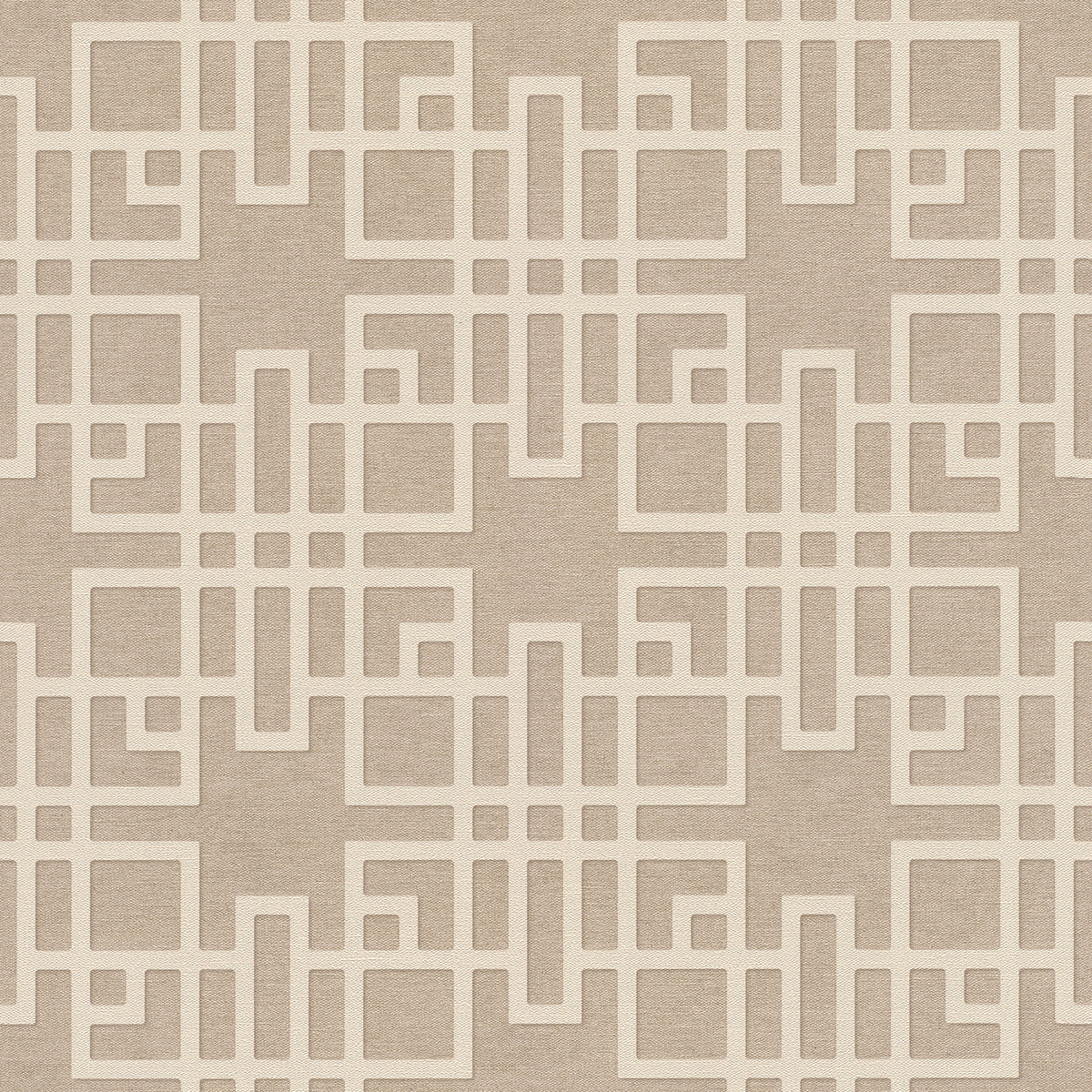 Picture of Mana Beige Trellis Wallpaper