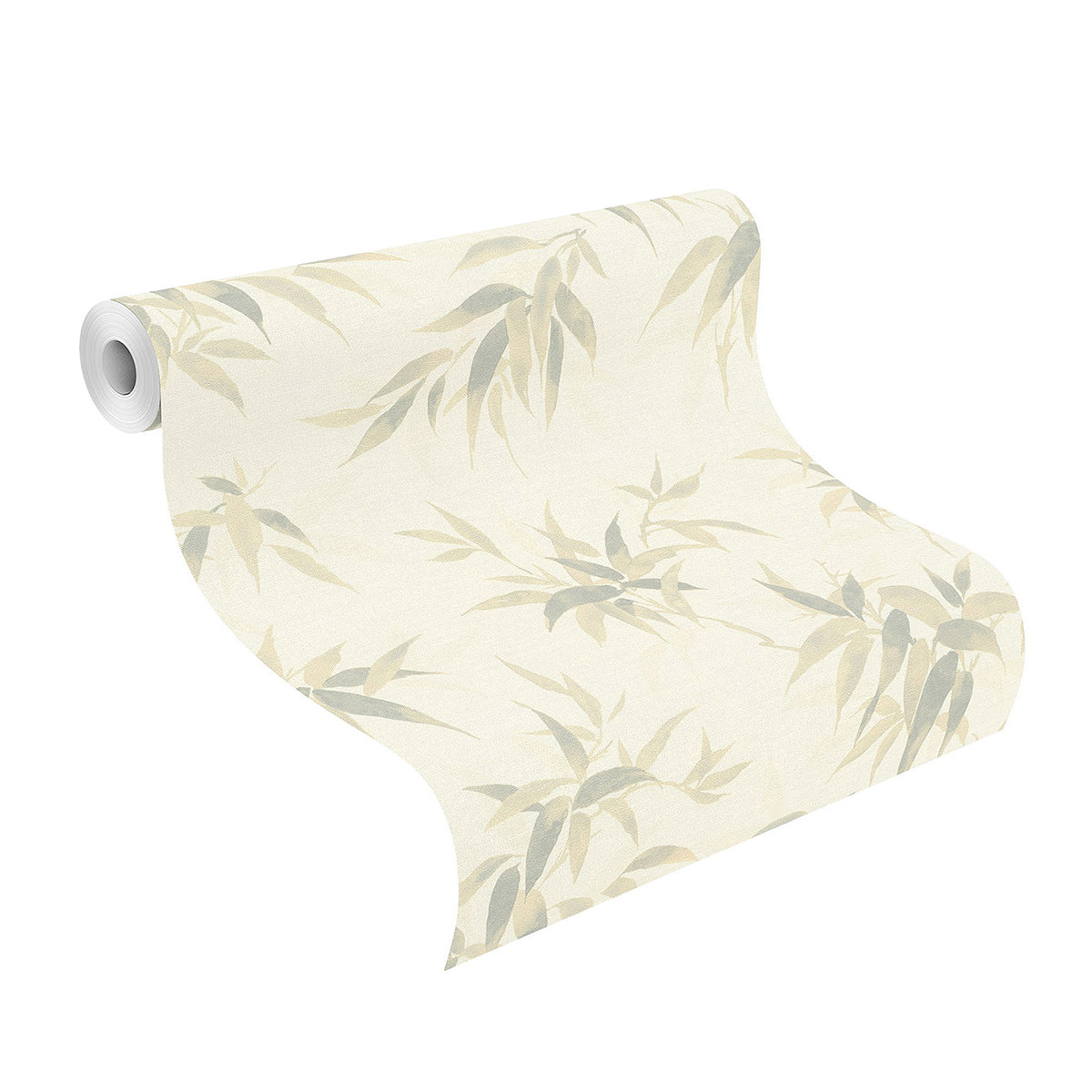 Minori White Leaves Wallpaper  | Brewster Wallcovering - The WorkRm