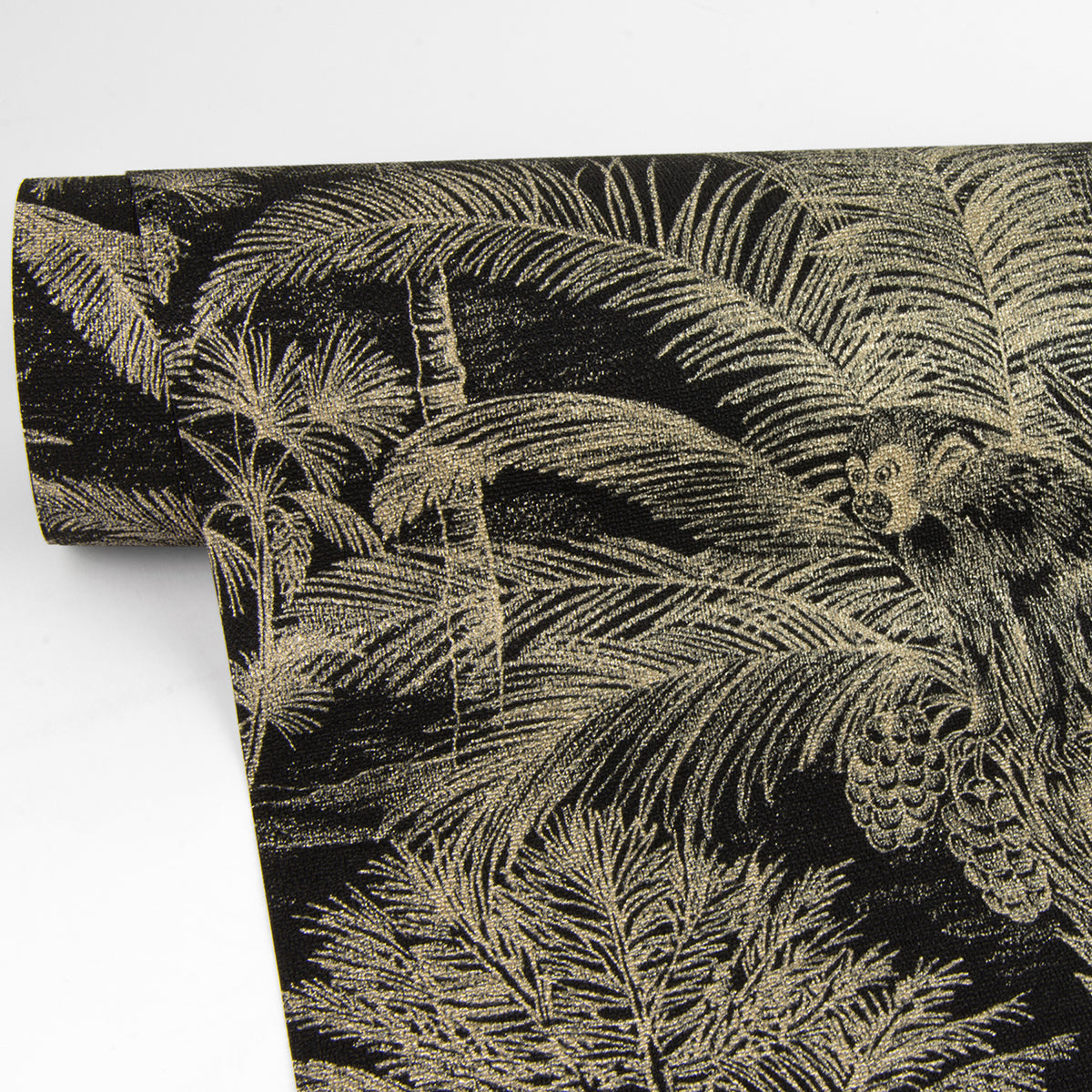 Yubi Black Palm Trees Wallpaper  | Brewster Wallcovering - The WorkRm