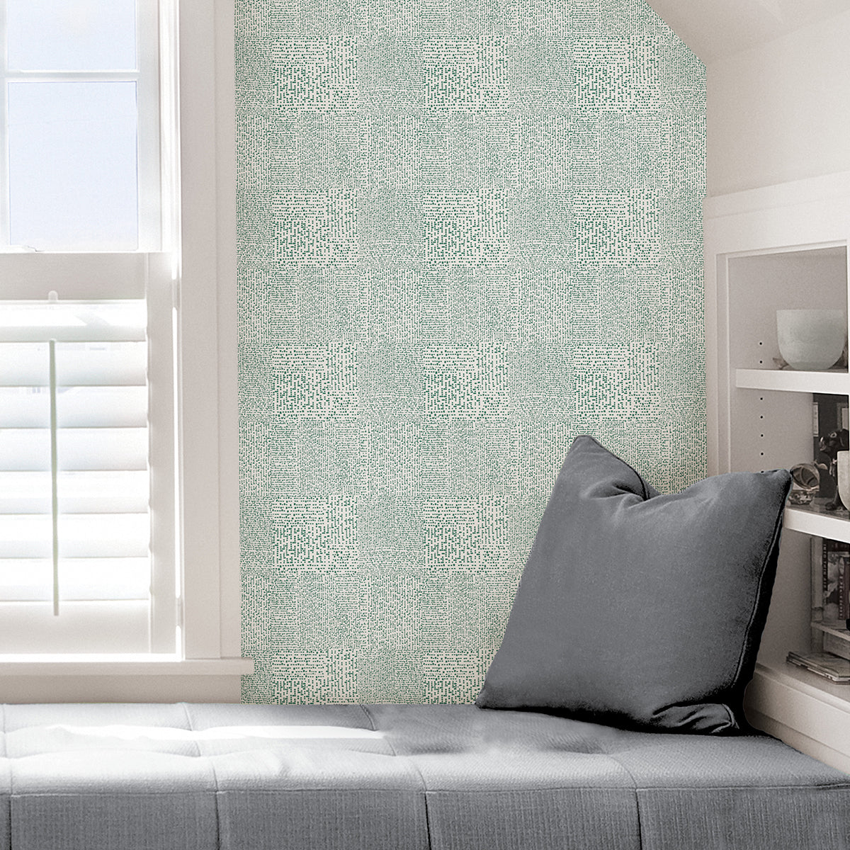 Green Mayim Peel and Stick Wallpaper  | Brewster Wallcovering