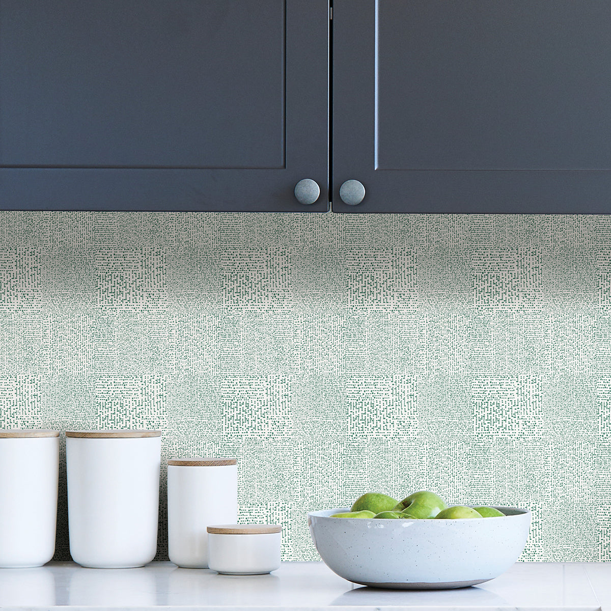 Green Mayim Peel and Stick Wallpaper  | Brewster Wallcovering