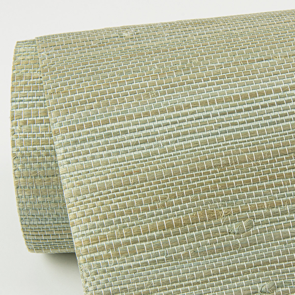 Battan Mint Jute Grasscloth Wallpaper  | Brewster Wallcovering - The WorkRm