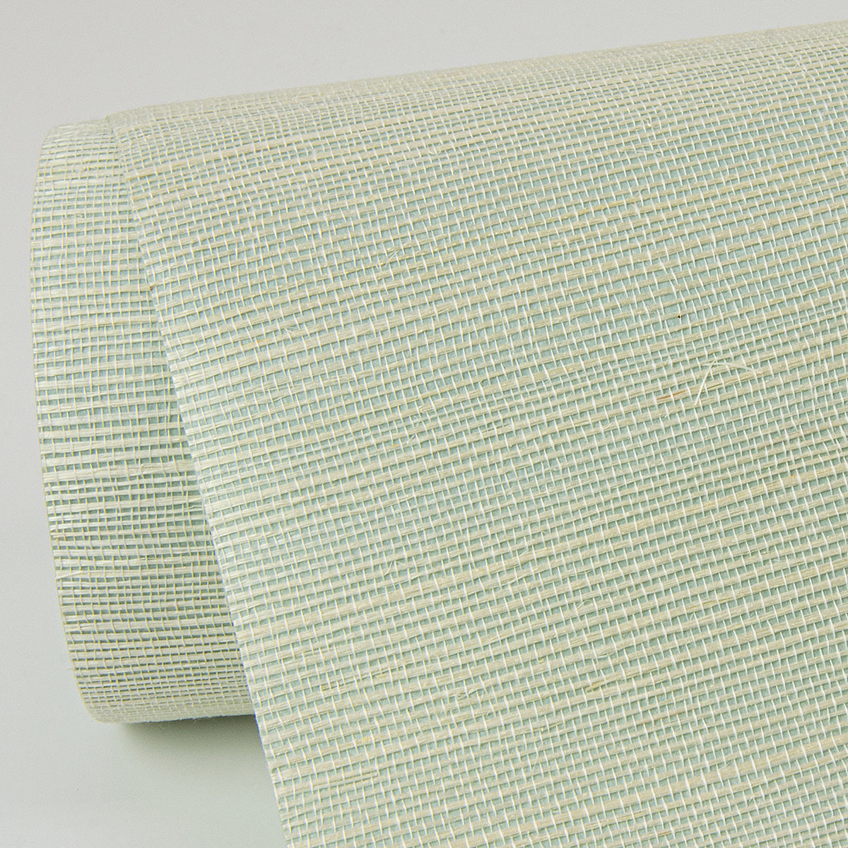 Sakiya Seafoam Sisal Grasscloth Wallpaper - Brewster Wallcovering