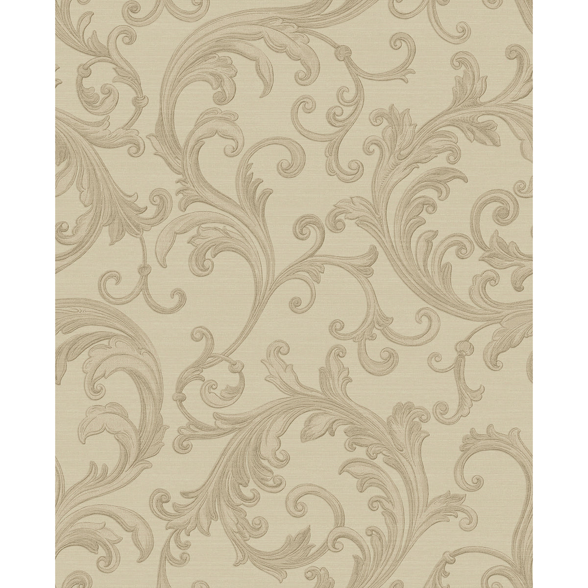 Picture of Noemi Taupe Acanthus Wallpaper