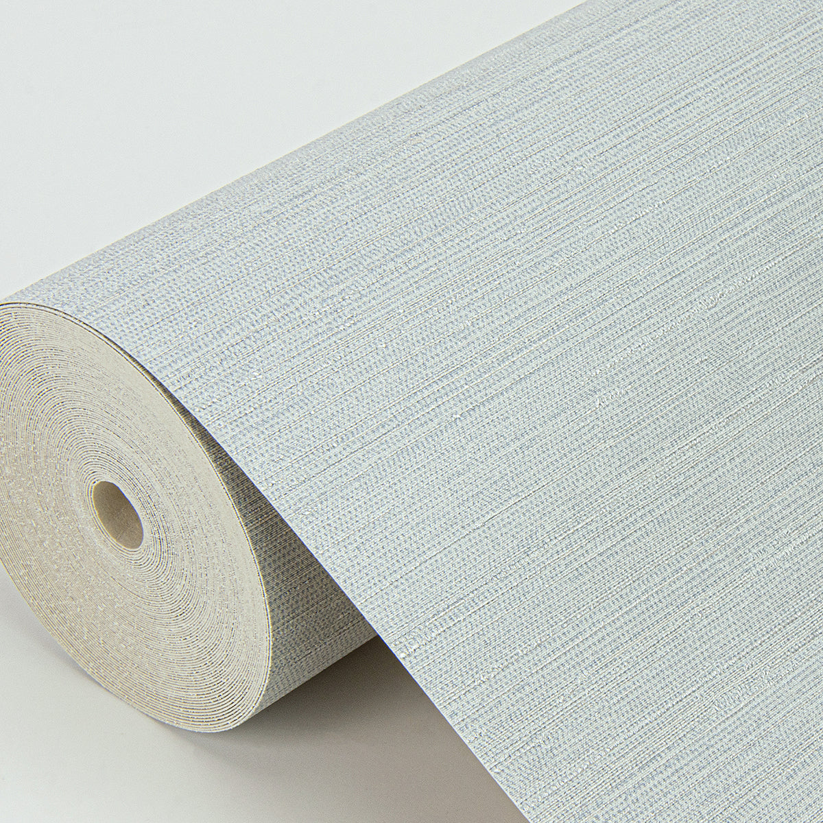 Aida Light Blue Horizontal Silk Wallpaper  | Brewster Wallcovering - The WorkRm