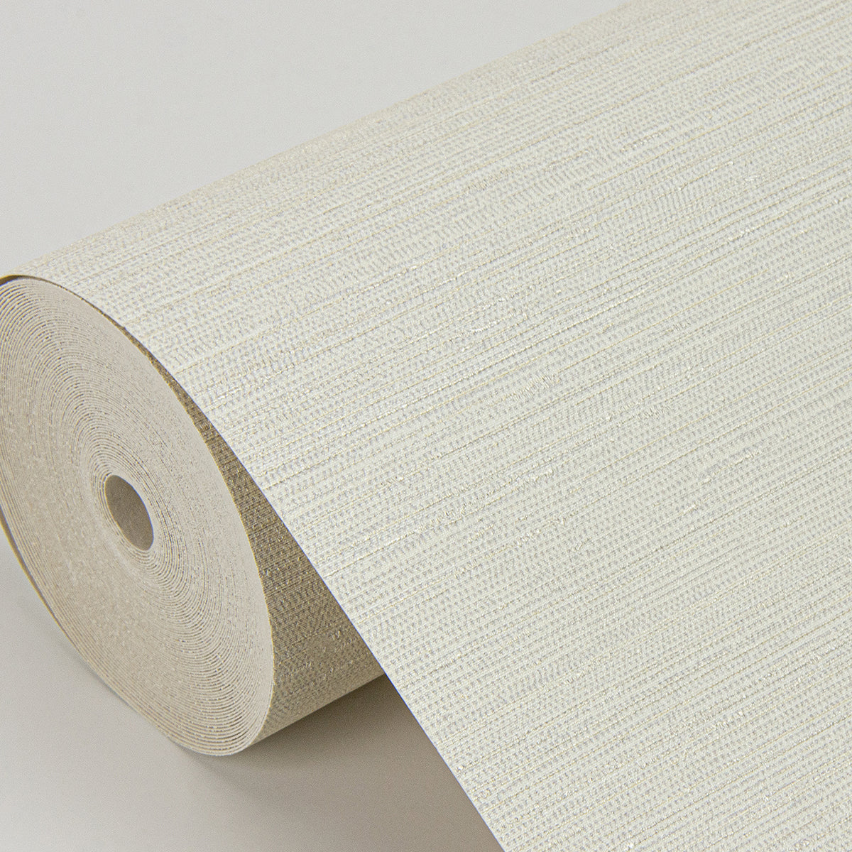 Aida White Horizontal Silk Wallpaper  | Brewster Wallcovering - The WorkRm