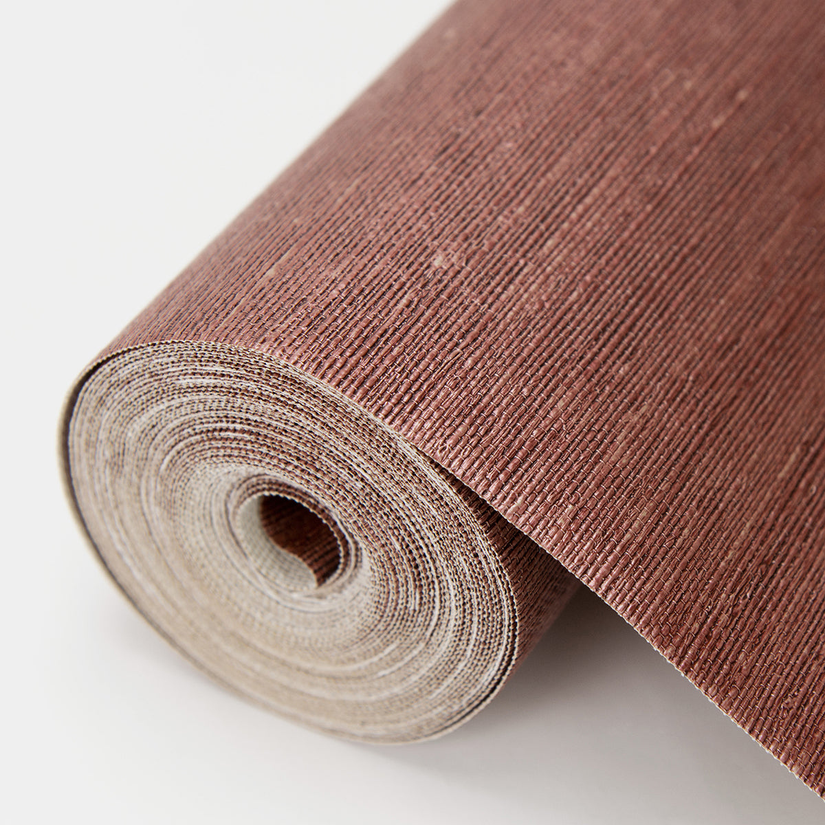 Aspero Red Faux Grasscloth Wallpaper  | Brewster Wallcovering - The WorkRm