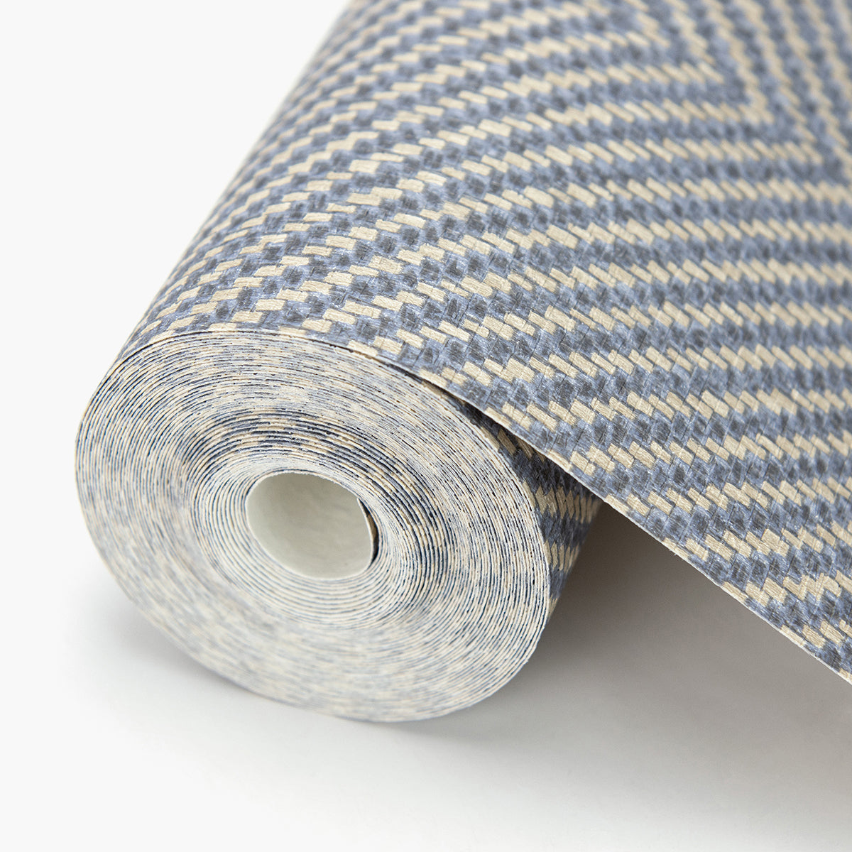 Graham Blue Chevron Wallpaper  | Brewster Wallcovering - The WorkRm