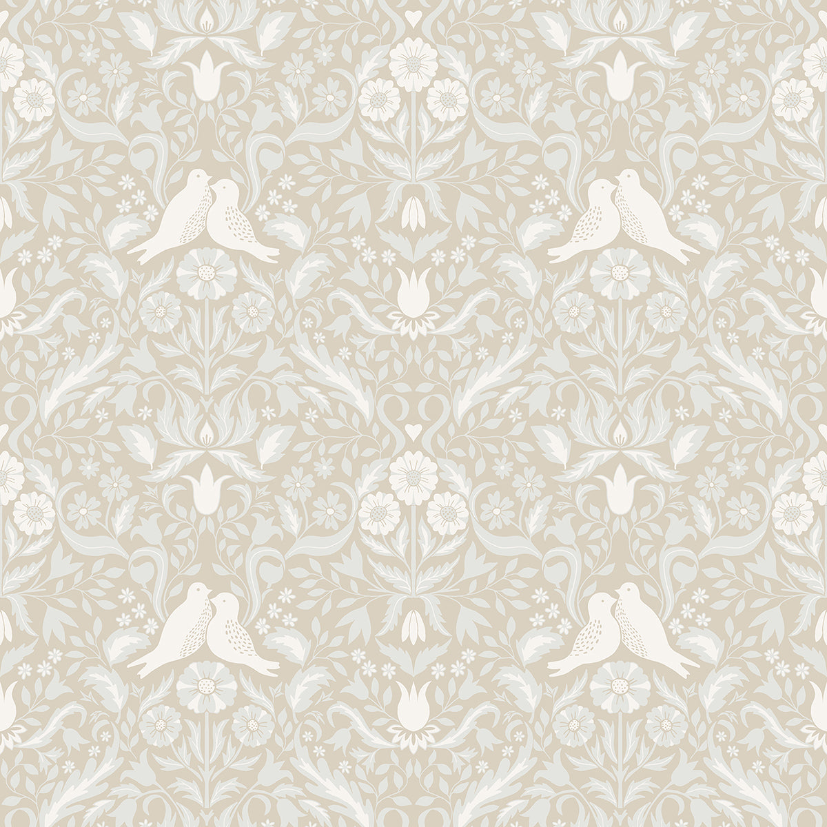 Picture of Niki Beige Country Kitsch Wallpaper