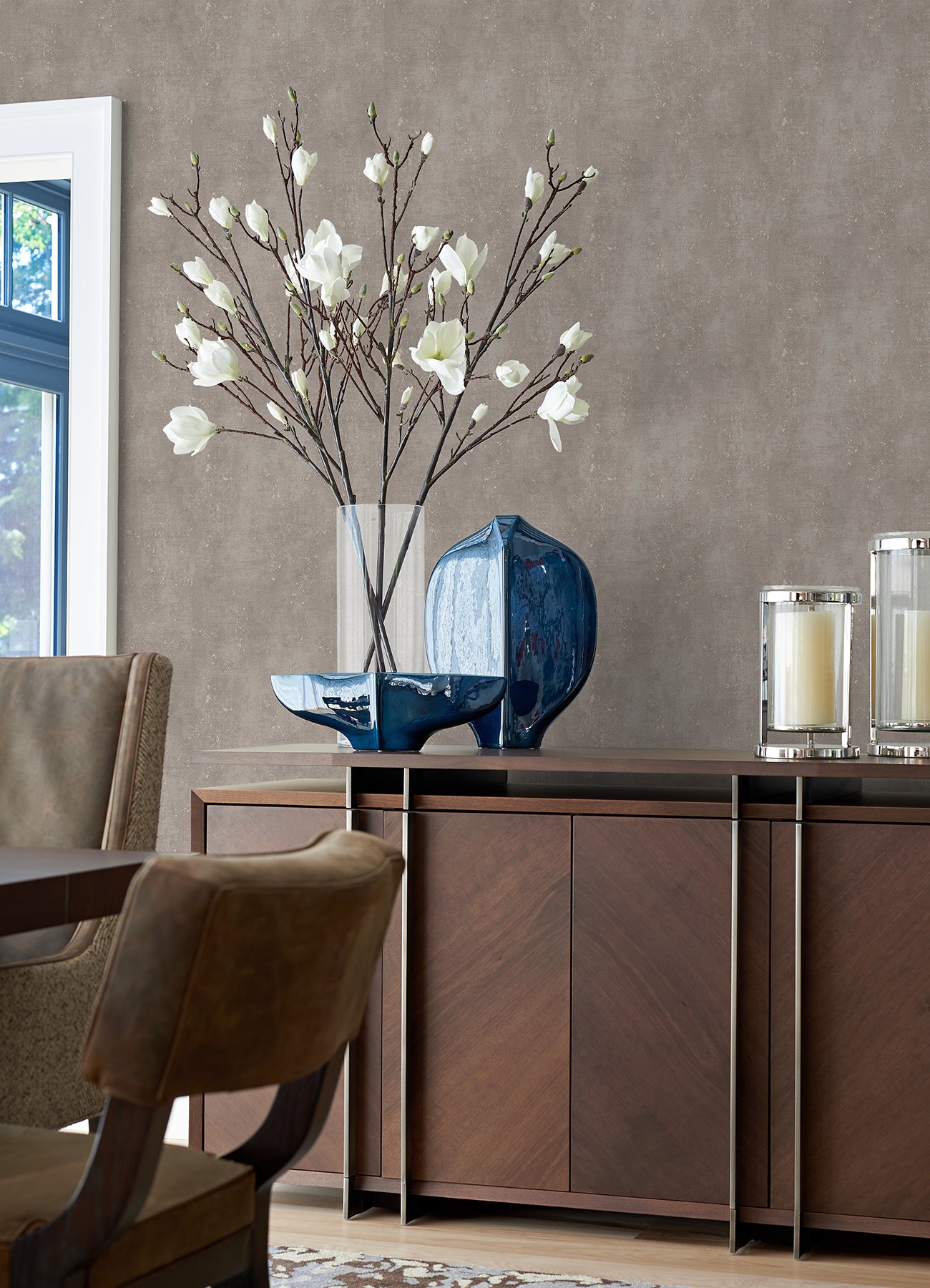 Mohs Taupe Cork Wallpaper  | Brewster Wallcovering - The WorkRm