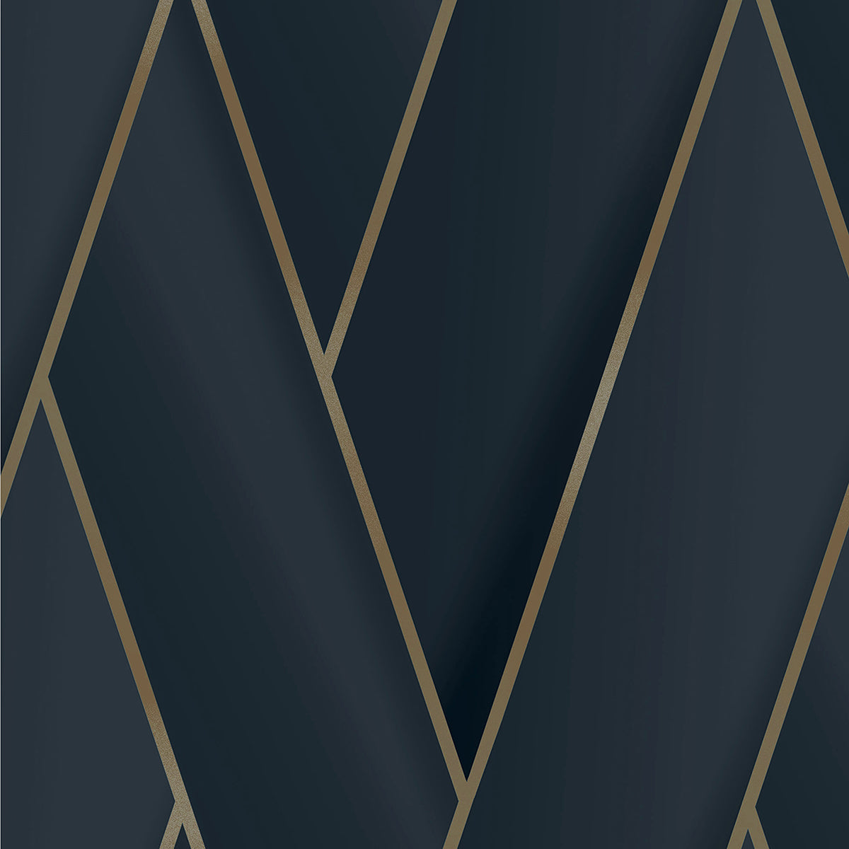 Picture of Manfred Navy Modern Herringbone Wallpaper