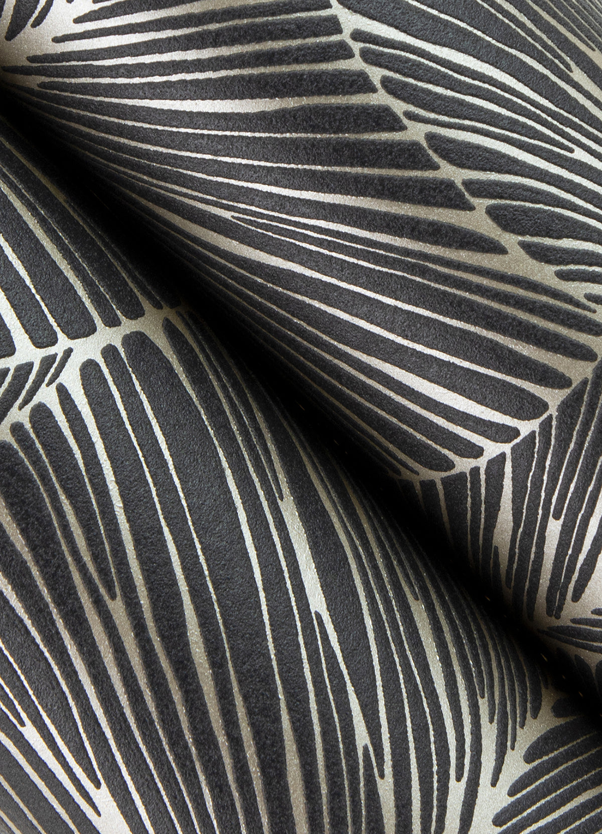 Eilian Black Palm Wallpaper  | Brewster Wallcovering - The WorkRm