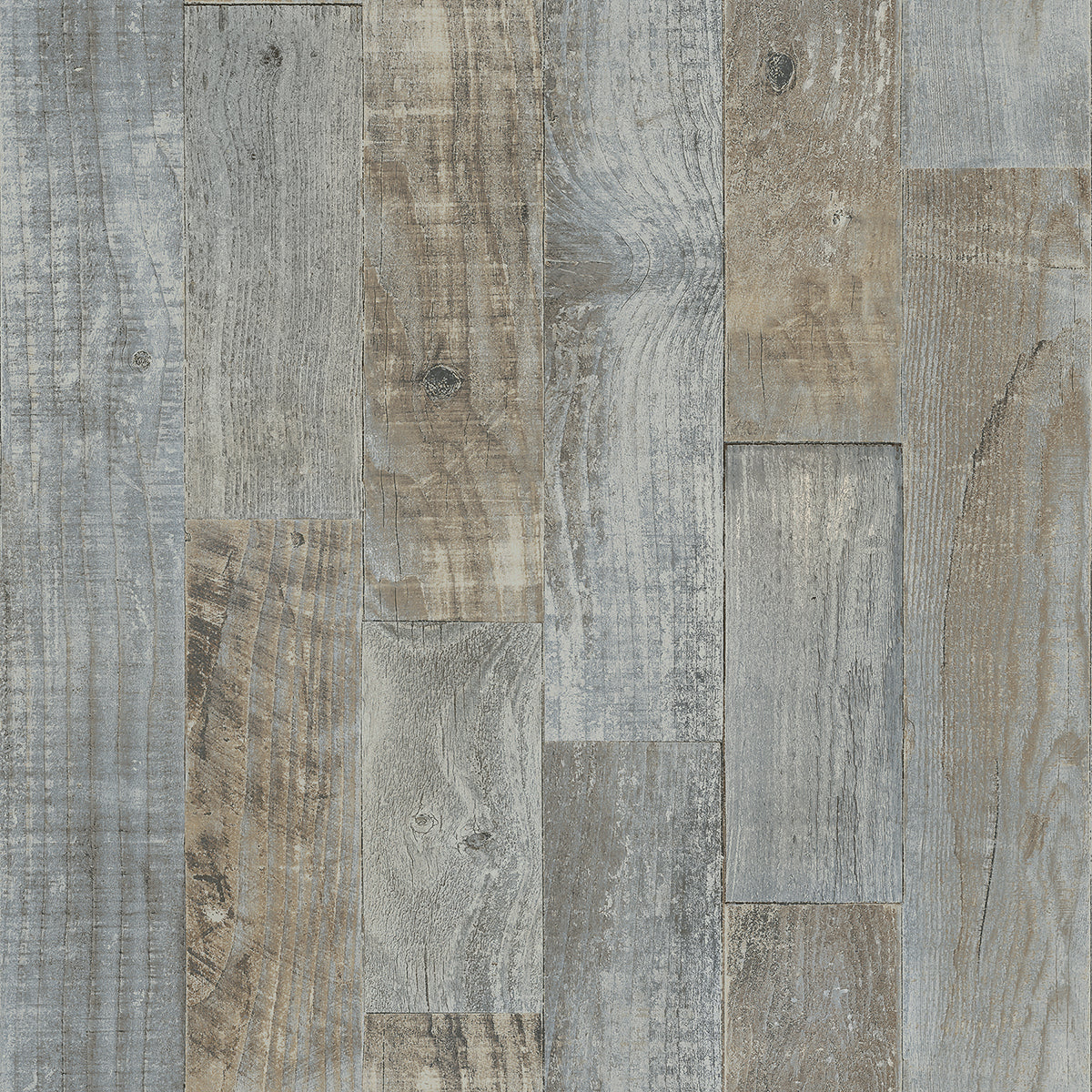 Picture of Chebacco Slate Wood Planks Wallpaper