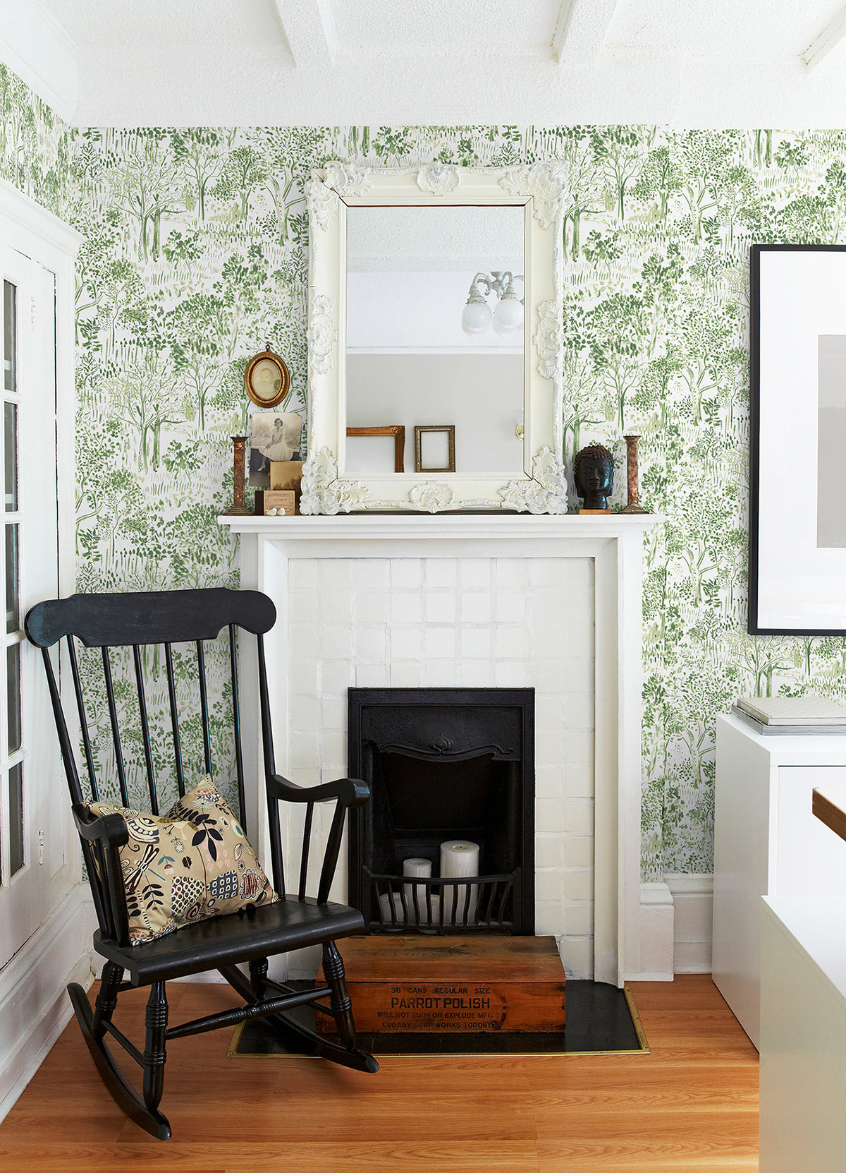 Walden Green Forest Wallpaper - Brewster Wallcovering