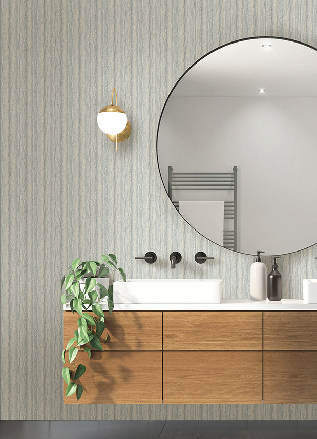 Hilton Aqua Marbled Paper Wallpaper - Brewster Wallcovering