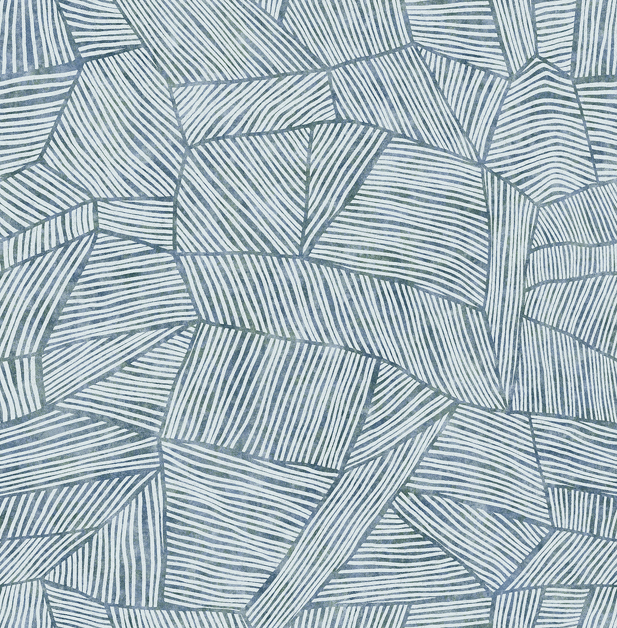 Aldabra Blue Textured Geometric Wallpaper  | Brewster Wallcovering - The WorkRm