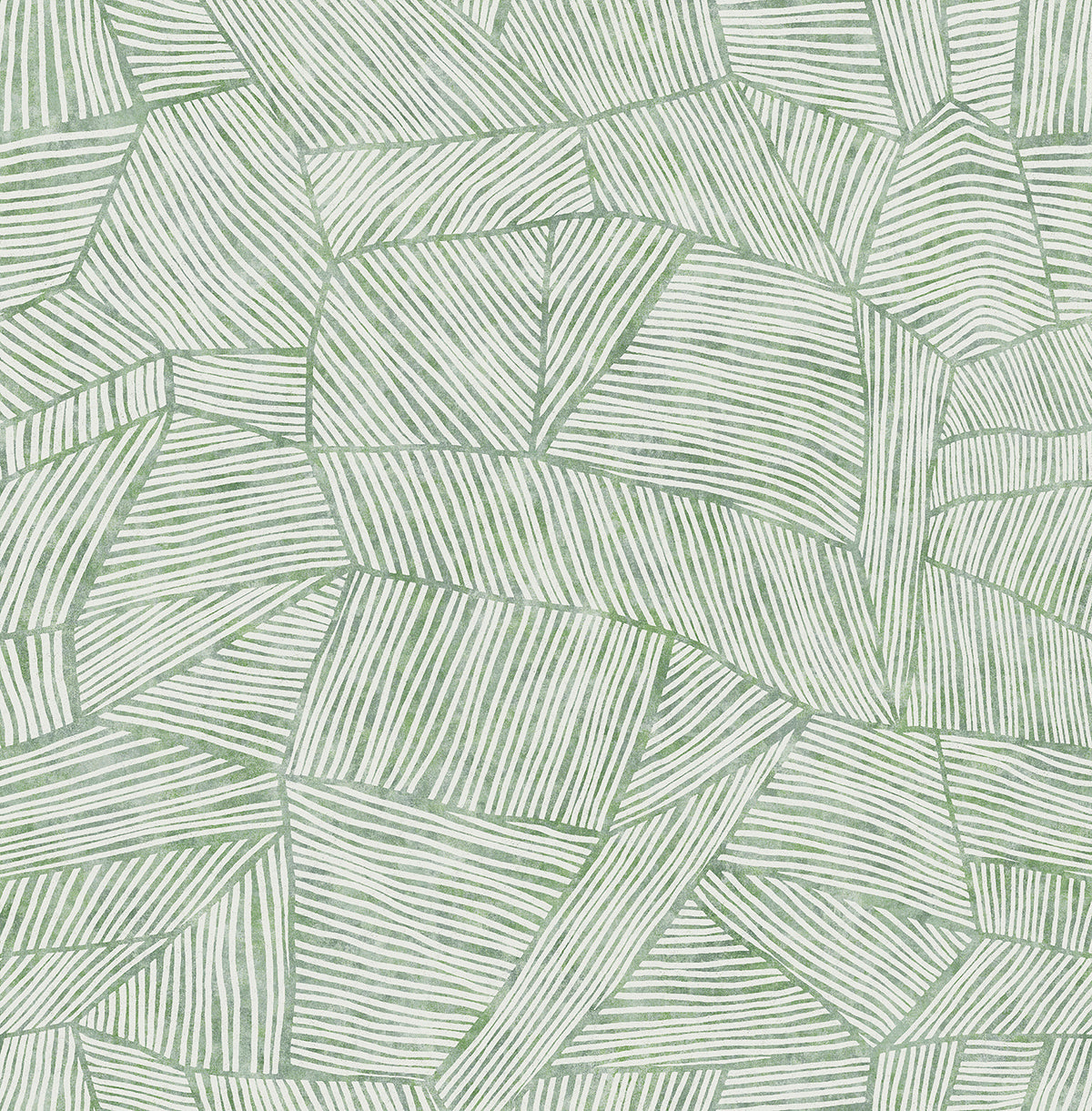 Picture of Aldabra Green Textured Geometric Wallpaper