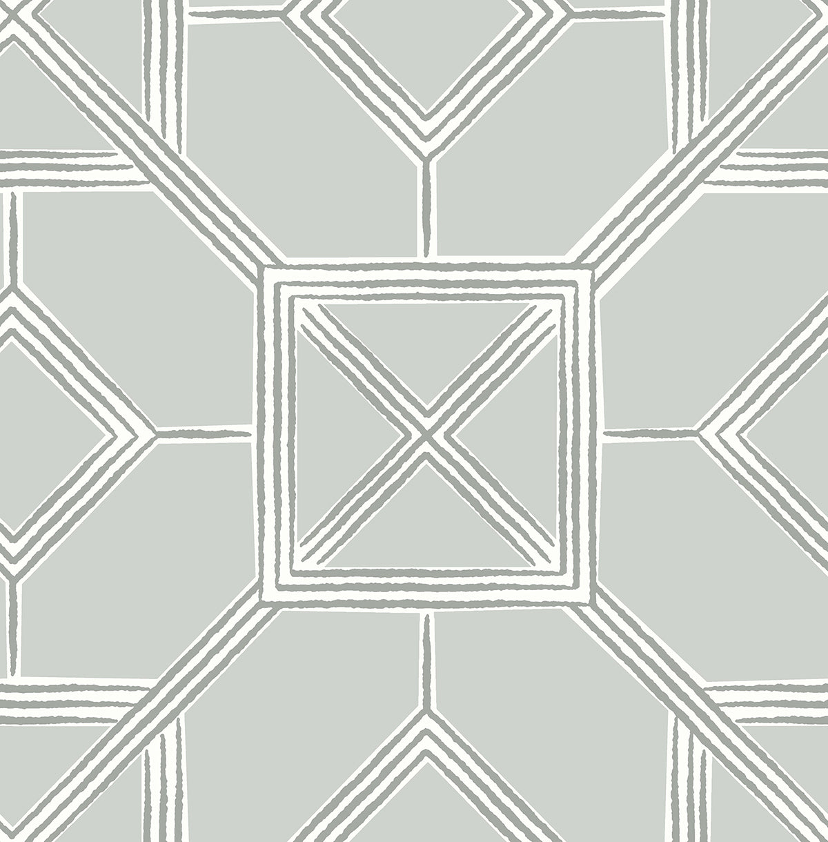 Picture of Livia Grey Trellis Wallpaper