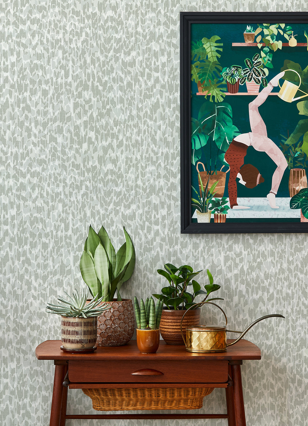 Flavia Grey Animal Print Wallpaper  | Brewster Wallcovering - The WorkRm