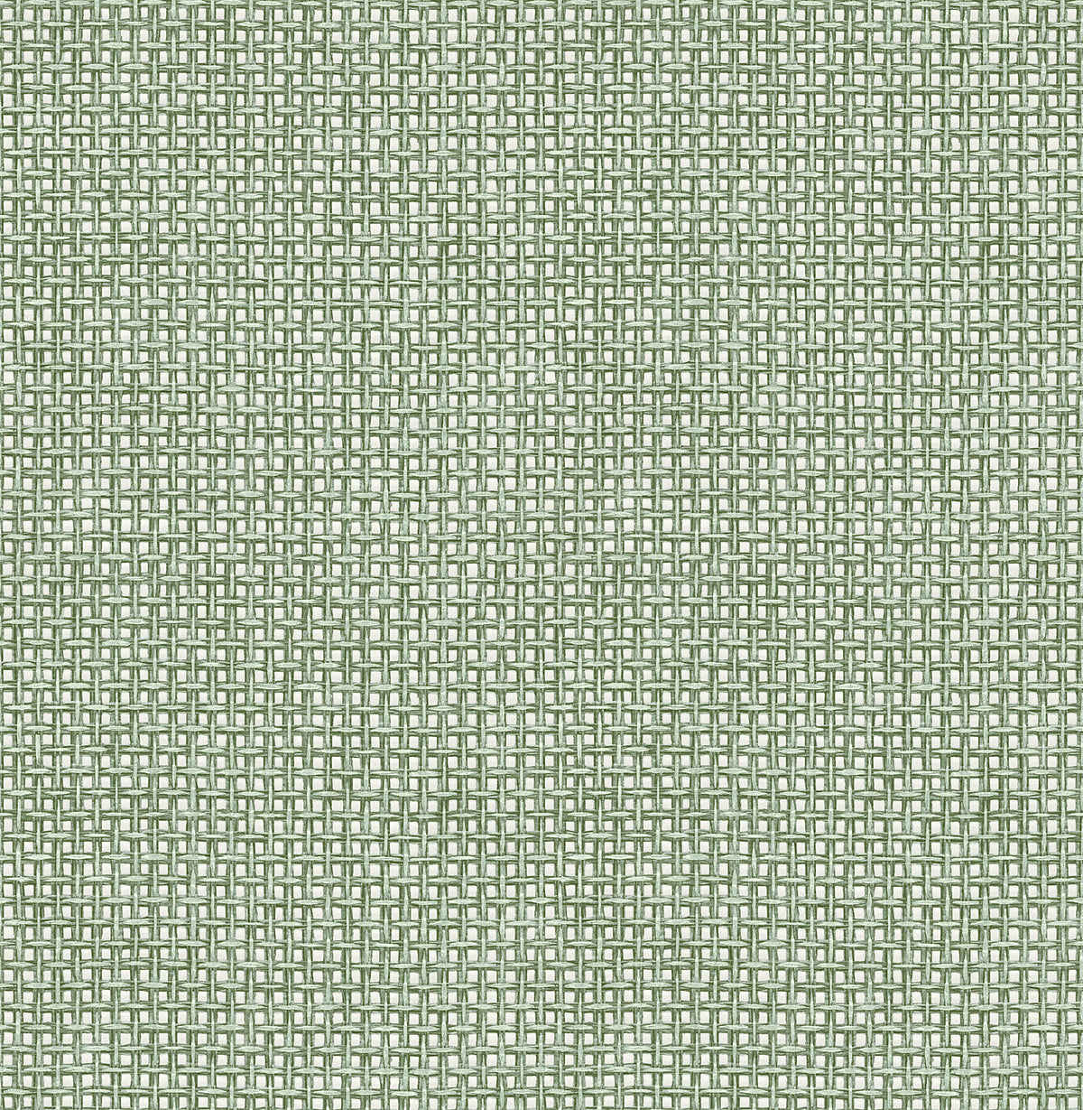 Picture of Zia Green Basketweave Wallpaper