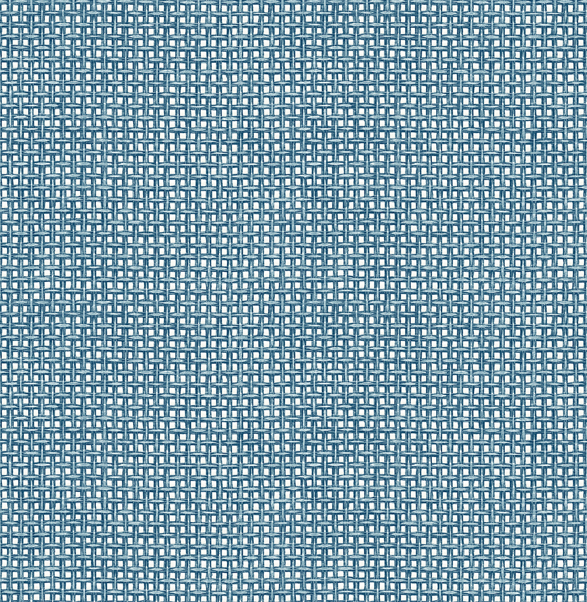 Picture of Zia Blue Basketweave Wallpaper