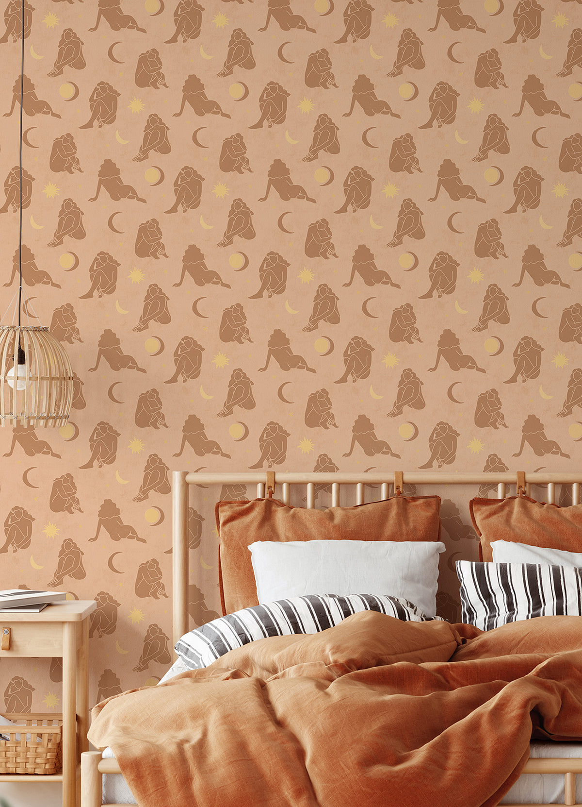 Blush Nudes Novelty Peel and Stick Wallpaper  | Brewster Wallcovering - The WorkRm