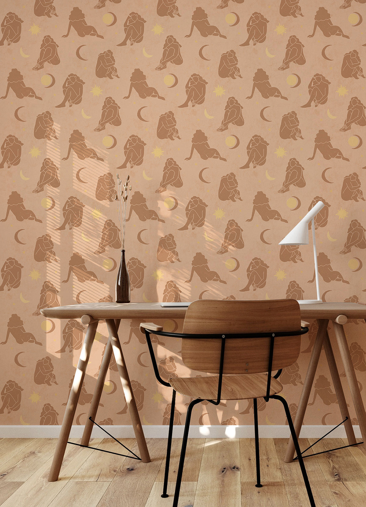 Blush Nudes Novelty Peel and Stick Wallpaper  | Brewster Wallcovering - The WorkRm