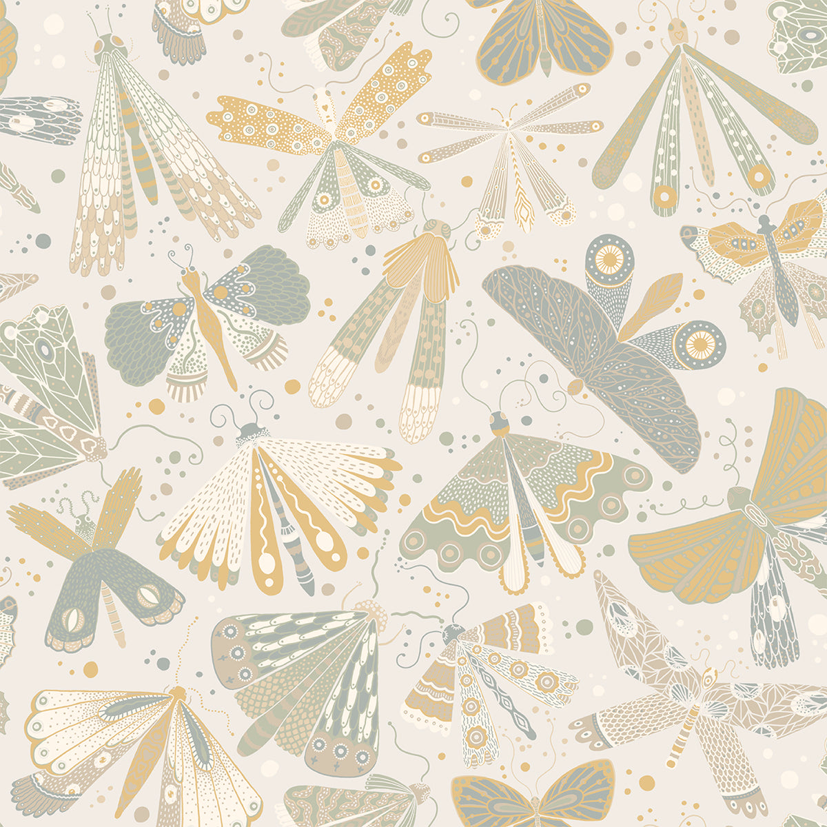 Picture of Flyga Light Blue Butterfly Bonanza Wallpaper