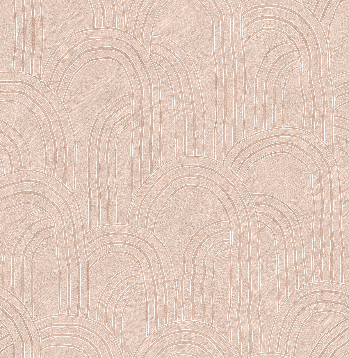 Picture of Cabo Pink Rippled Arches Wallpaper