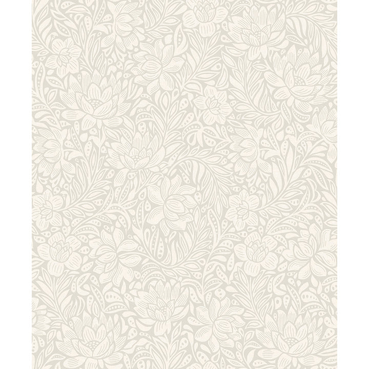 Picture of Zahara Light Grey Floral Wallpaper