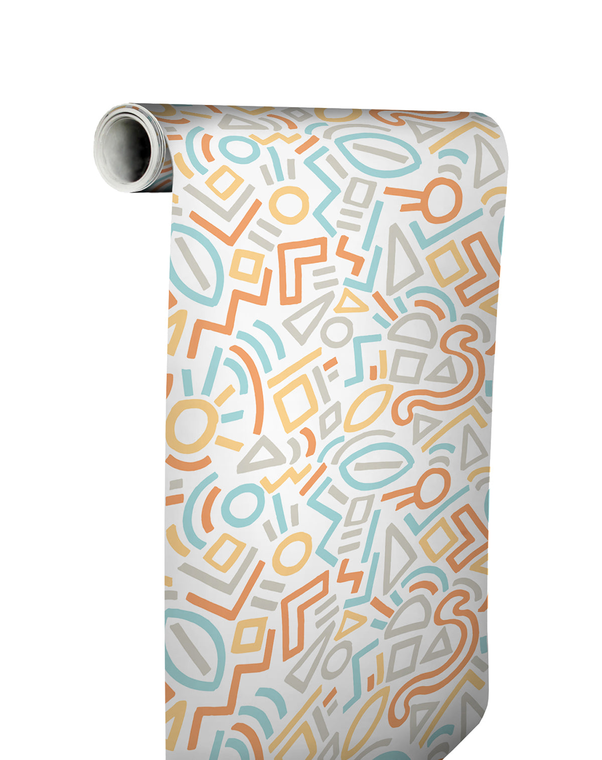 Multi Doodle Abstract Peel and Stick Wallpaper - Brewster Wallcovering