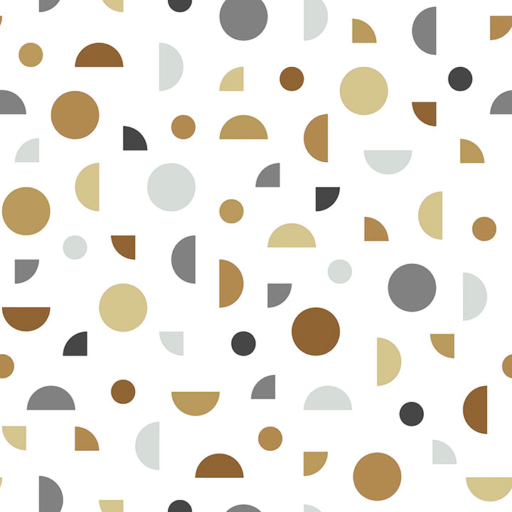 Picture of Marilee Neutral Circles Wallpaper