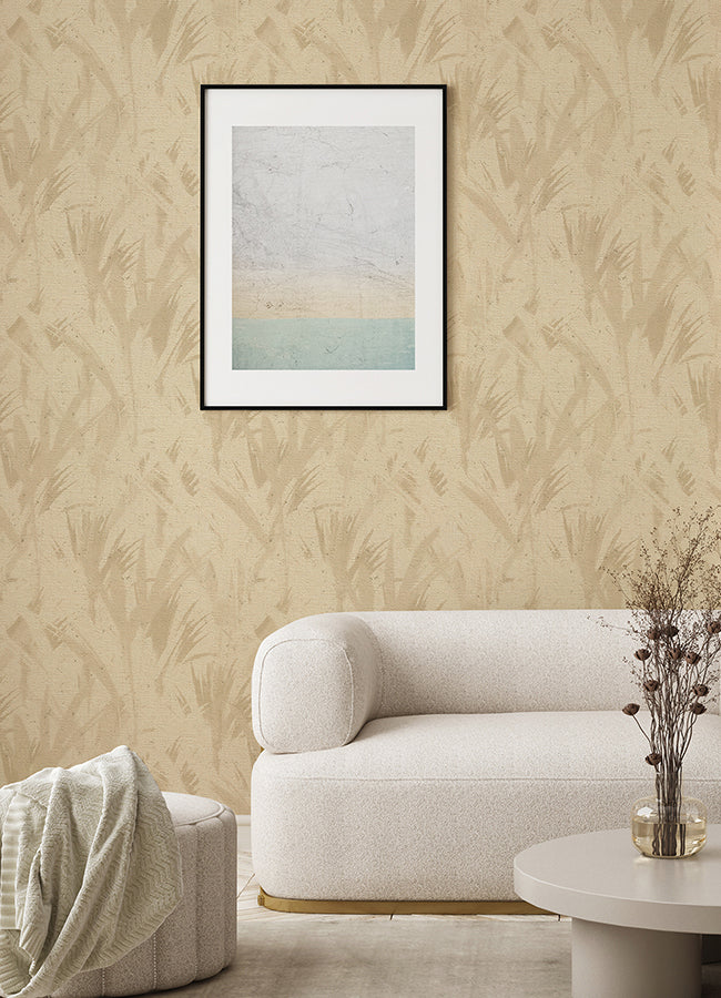 Chet Beige Spray Wallpaper  | Brewster Wallcovering - The WorkRm