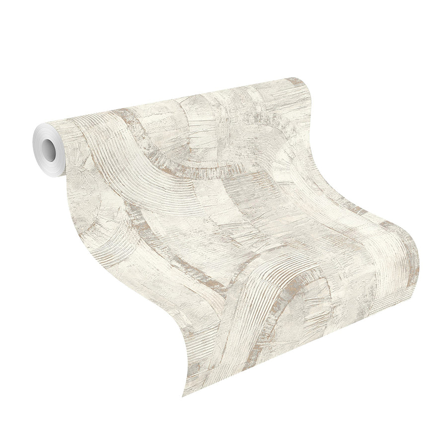 Abe Bone Geo Wallpaper  | Brewster Wallcovering - The WorkRm