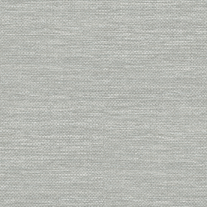 Picture of Malin Light Grey Faux Grasscloth Wallpaper