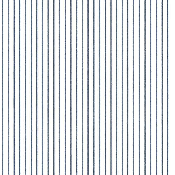 Picture of Oliver Navy Simple Stripe Wallpaper