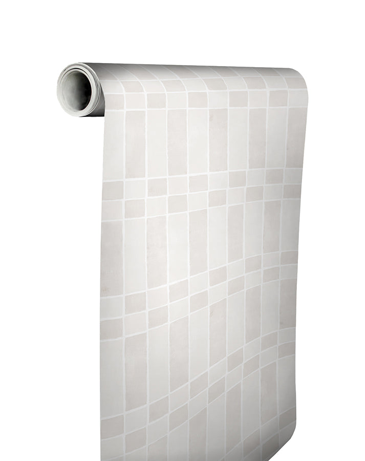 Cream Alix Peel and Stick Wallpaper - Brewster Wallcovering