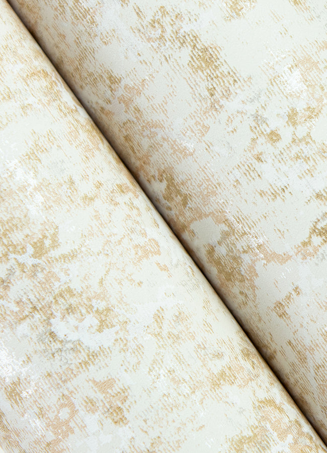 Hepworth Rose Gold Texture Wallpaper  | Brewster Wallcovering - The WorkRm