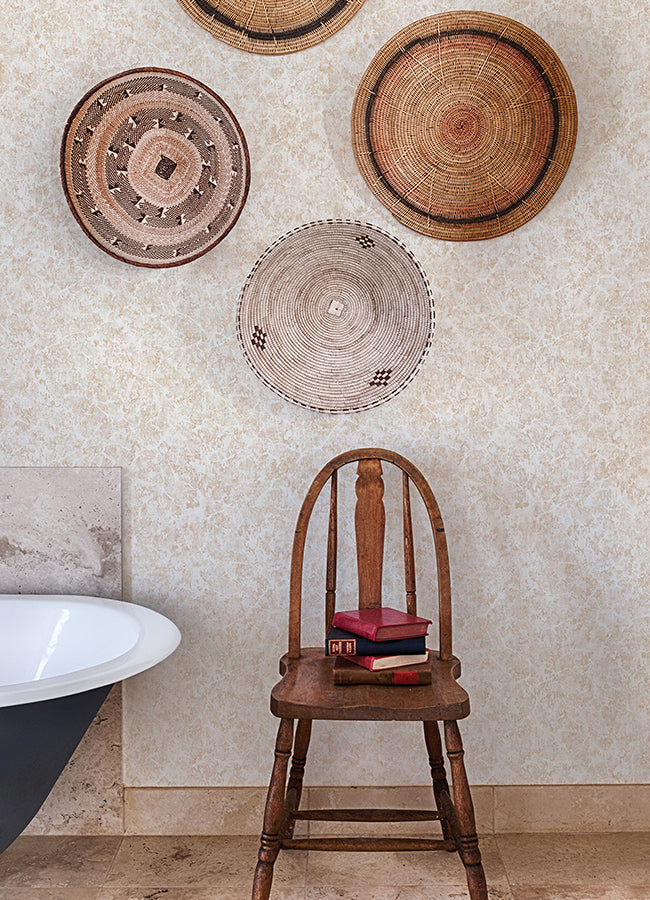 Hepworth Rose Gold Texture Wallpaper  | Brewster Wallcovering - The WorkRm