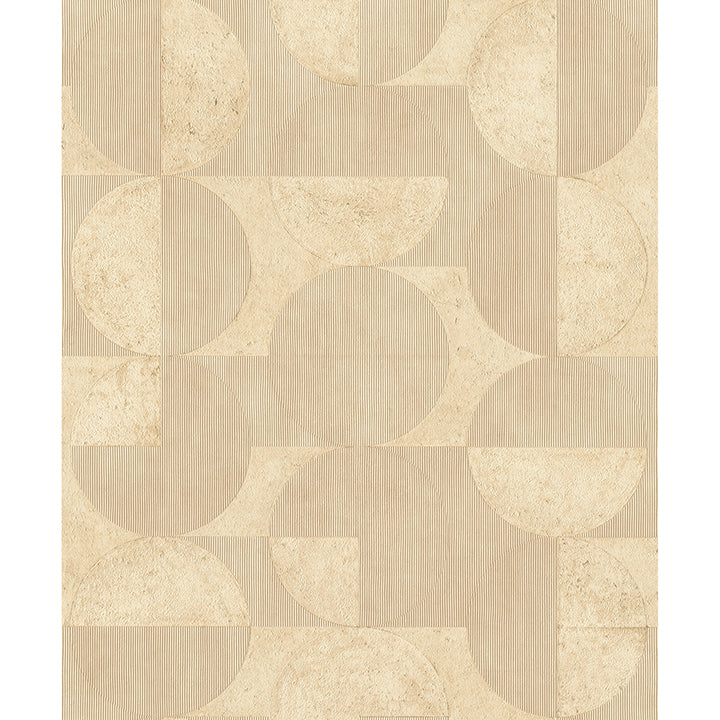 Picture of Barcelo Light Brown Circles Wallpaper