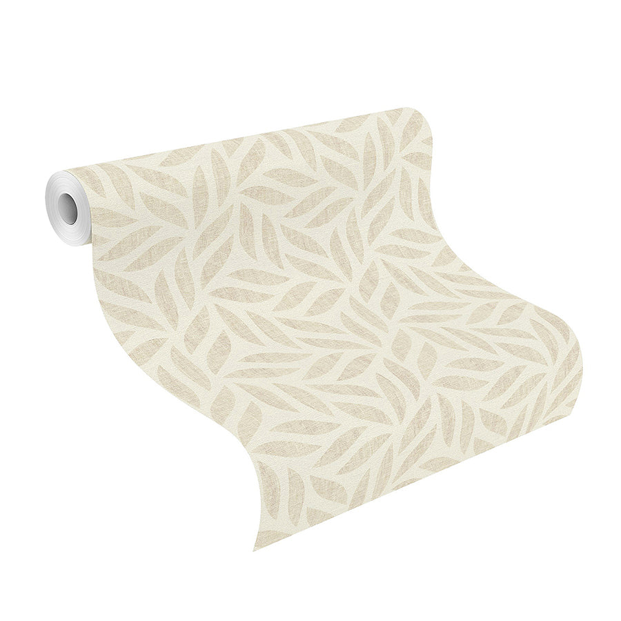 Sagano Taupe Leaf Wallpaper  | Brewster Wallcovering - The WorkRm