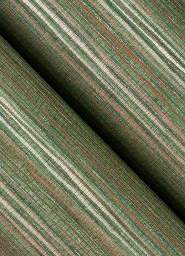 Alton Copper Faux Grasscloth Wallpaper - Brewster Wallcovering