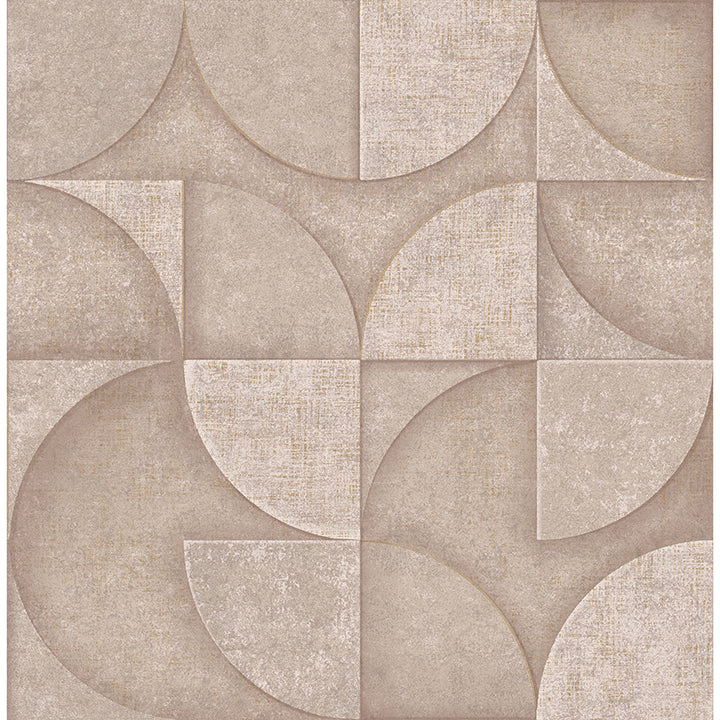 Picture of Addison Blush Retro Geo Wallpaper