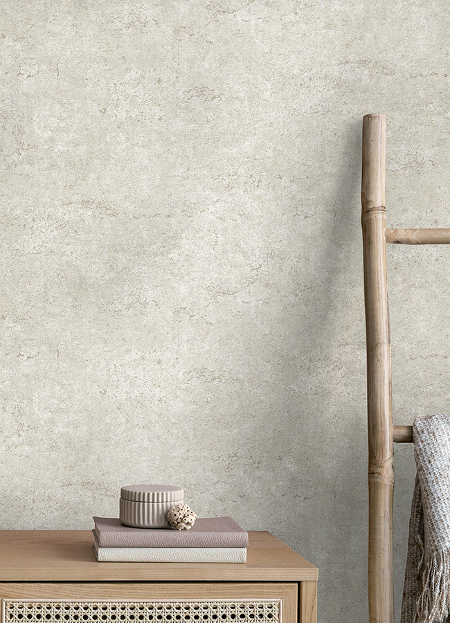 Colt Stone Cement Wallpaper  | Brewster Wallcovering