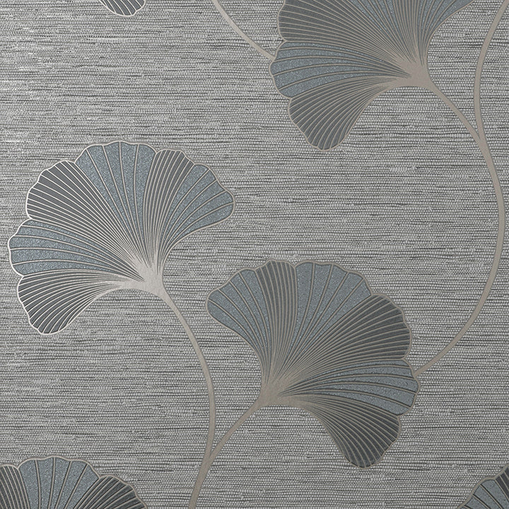 Picture of Miya Grey Ginkgo Wallpaper