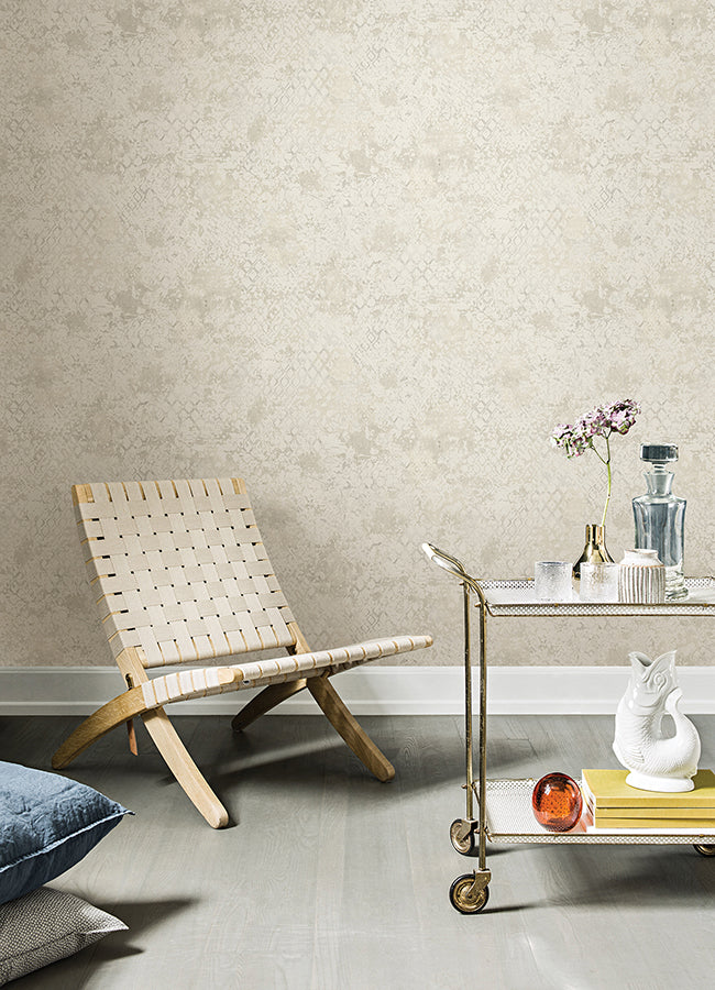 Zilarra Pearl Abstract Snakeskin Wallpaper  | Brewster Wallcovering - The WorkRm