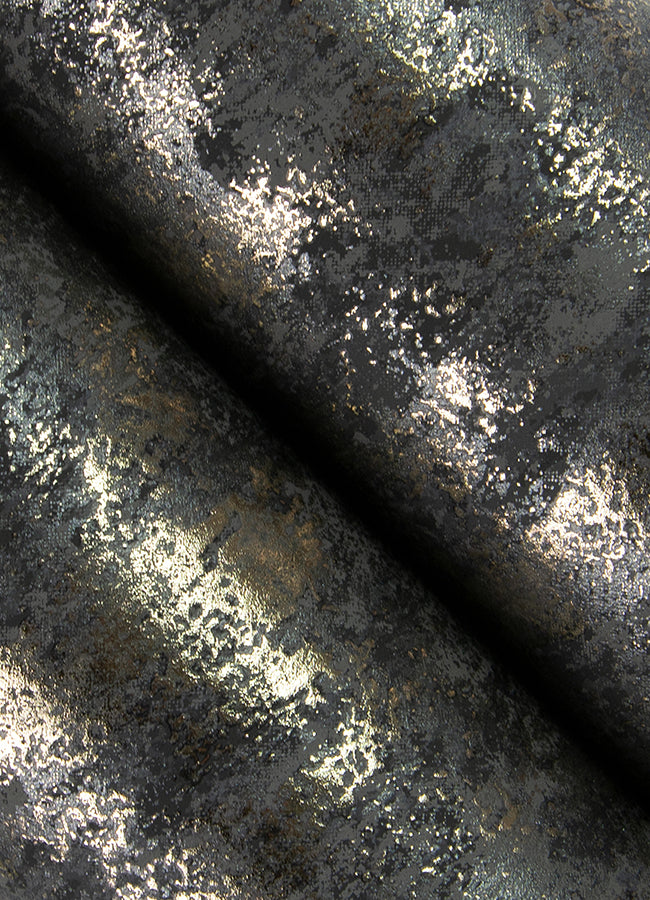 Diorite Black Splatter Wallpaper  | Brewster Wallcovering - The WorkRm