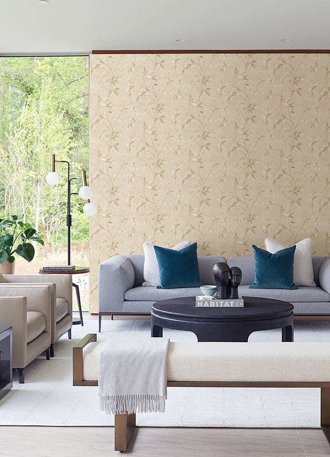 Kupari Gold Trail Wallpaper  | Brewster Wallcovering - The WorkRm