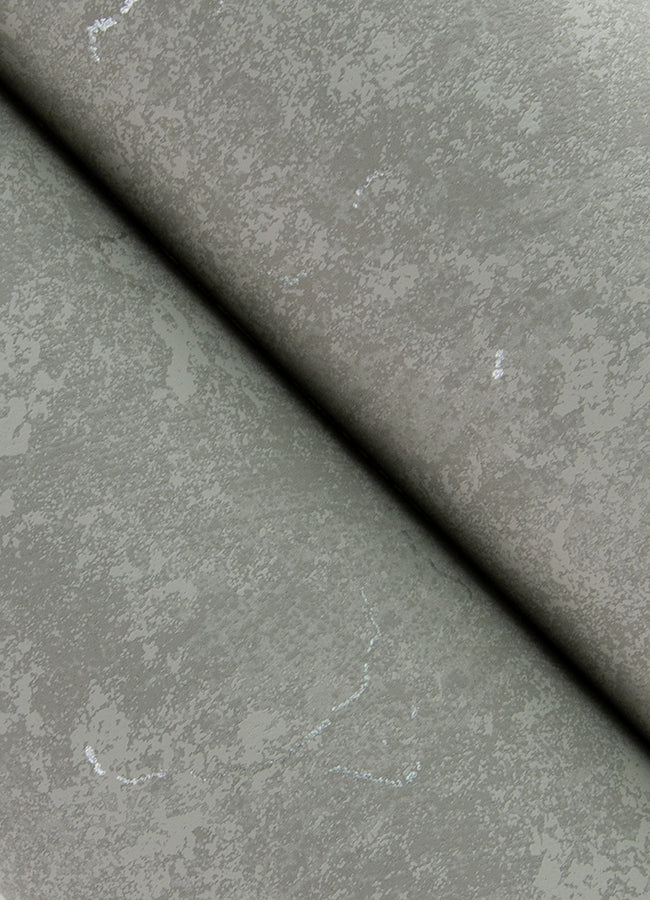 Pliny Light Grey Distressed Texture Wallpaper - Brewster Wallcovering