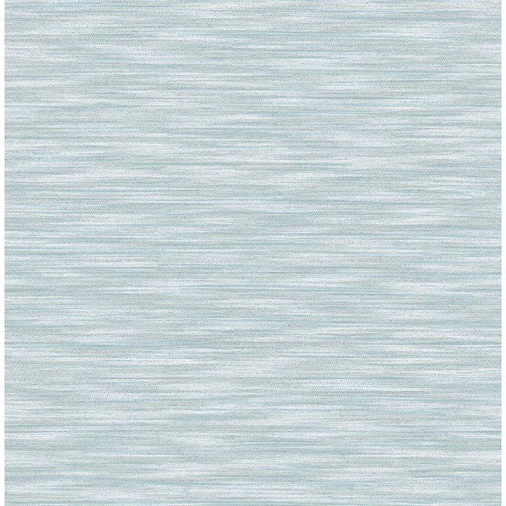 Picture of Benson Light Blue Faux Fabric Wallpaper